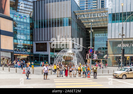 Eine typische Ansicht im Kualur Lumpur Malaysia Stockfoto