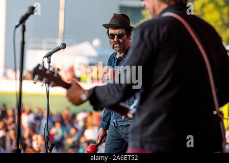 MADRID - SEP 7: Aale (Band) im Konzert an Dcode Music Festival führen Sie am 7. September 2019 in Madrid, Spanien. Stockfoto