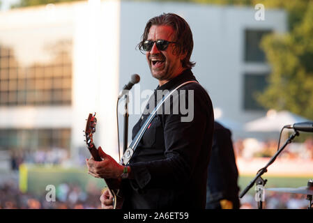 MADRID - SEP 7: Aale (Band) im Konzert an Dcode Music Festival führen Sie am 7. September 2019 in Madrid, Spanien. Stockfoto