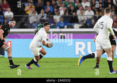Yokohoma, Japan. 26 Okt, 2019. Ben Youngs von England während der 2019 Rugby World Cup Halbfinale zwischen England und Neuseeland Gleiches an der International Stadium Yokohama Yokohama, Japan am 26. Oktober 2019. Foto von Tadashi Miyamoto Credit: Lba Co.Ltd./Alamy leben Nachrichten Stockfoto