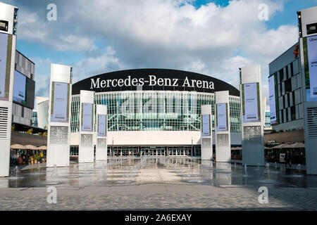 Berlin, Deutschland - Oktober - 2019: Die Mercedes-benz-Arena in Berlin, Deutschland Stockfoto