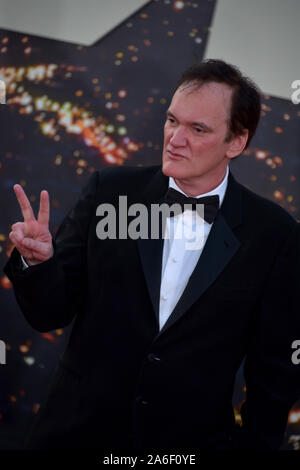 HOLLYWOOD, Kalifornien - 22. Juli: Quentin Tarantino besucht die Sony Pictures'' Es War Einmal ... In Hollywood" Los Angeles Premiere am 22 Juli, 2019 Stockfoto