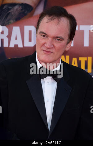 HOLLYWOOD, Kalifornien - 22. Juli: Quentin Tarantino besucht die Sony Pictures'' Es War Einmal ... In Hollywood" Los Angeles Premiere am 22 Juli, 2019 Stockfoto