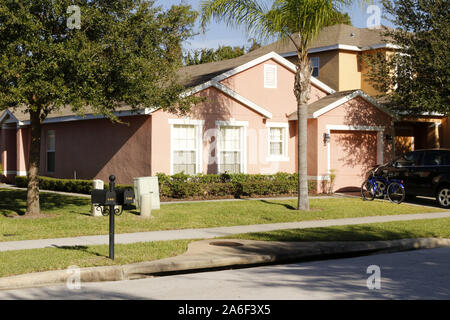 November 2013 - 1-stöckigen Haus in Loughman, Davenport, Florida, USA. Stockfoto