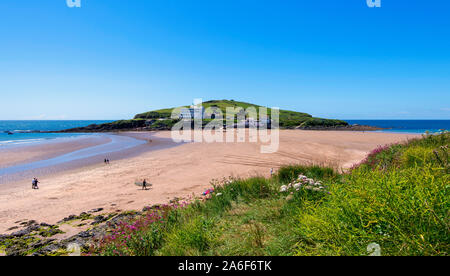 Burgh Island und Bigbury-on-Sea Strand, Devon Stockfoto