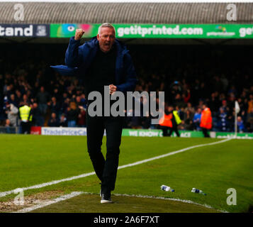 SOUTHEND UNITED KINGDOM. Oktober 26 Paul Lambert Manager von Ipswich Town während Englisch Sky Bet League zwischen Southend United und Ipswich Town an Wurzeln Hall Stadium, Southend, England am 26. Oktober 2019 Credit: Aktion Foto Sport/Alamy leben Nachrichten Stockfoto