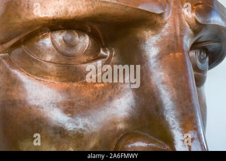 Die Freiheitsstatue Museum ist auf Liberty Island im Hafen von New York, New York City, USA Stockfoto