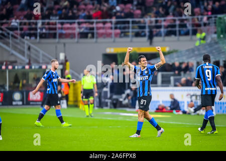 Mailand, Italien. 26 Okt, 2019. Antonio Candreva (FC Internazionale) während Inter vs Parma, italienische Fußball Serie A Männer Meisterschaft in Mailand, Italien, 26. Oktober 2019 - LPS/Fabrizio Carabelli Credit: Fabrizio Carabelli/LPS/ZUMA Draht/Alamy leben Nachrichten Stockfoto