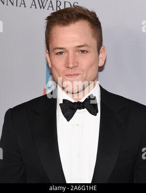 Kalifornien, USA. 25. Oktober 2019 - Westwood, Kalifornien - Taron Egerton. 2019 British Academy Britannia Awards präsentiert von American Airlines und Jaguar Land Rover im Beverly Hilton Hotel statt. Photo Credit: Billy Bennight/AdMedia/MediaPunch Stockfoto