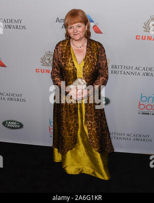 Kalifornien, USA. 25. Oktober 2019 - Westwood, Kalifornien - Lesley Nicol. 2019 British Academy Britannia Awards präsentiert von American Airlines und Jaguar Land Rover im Beverly Hilton Hotel statt. Photo Credit: Billy Bennight/AdMedia/MediaPunch Stockfoto