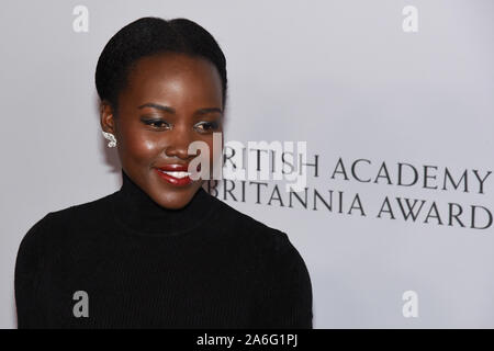 Kalifornien, USA. 25. Oktober 2019 - Westwood, Kalifornien - Lupita Nyong'o. 2019 British Academy Britannia Awards präsentiert von American Airlines und Jaguar Land Rover im Beverly Hilton Hotel statt. Photo Credit: Billy Bennight/AdMedia/MediaPunch Stockfoto