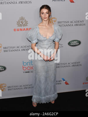 Kalifornien, USA. 25. Oktober 2019 - Westwood, Kalifornien - thomasin McKenzie. 2019 British Academy Britannia Awards präsentiert von American Airlines und Jaguar Land Rover im Beverly Hilton Hotel statt. Photo Credit: Billy Bennight/AdMedia/MediaPunch Stockfoto