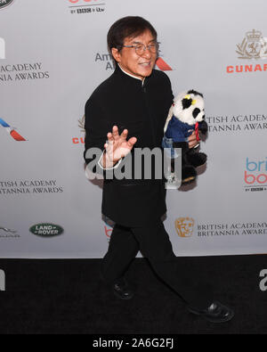 Kalifornien, USA. 25. Oktober 2019 - Westwood, Kalifornien - Jackie Chan. 2019 British Academy Britannia Awards präsentiert von American Airlines und Jaguar Land Rover im Beverly Hilton Hotel statt. Photo Credit: Billy Bennight/AdMedia/MediaPunch Stockfoto