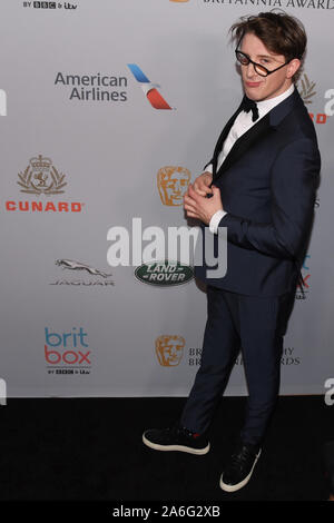 Kalifornien, USA. 25. Oktober 2019 - Westwood, Kalifornien - James Veitch. 2019 British Academy Britannia Awards präsentiert von American Airlines und Jaguar Land Rover im Beverly Hilton Hotel statt. Photo Credit: Billy Bennight/AdMedia/MediaPunch Stockfoto