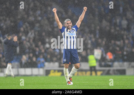 26. Oktober 2019, American Express Gemeinschaft Stadium, Brighton und Hove, England; Premier League, Brighton und Hove Albion v Everton: Credit: Phil Westlake/News Bilder Stockfoto