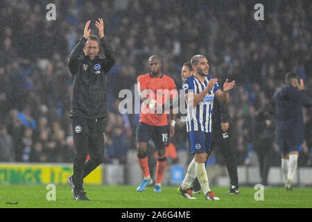 26. Oktober 2019, American Express Gemeinschaft Stadium, Brighton und Hove, England; Premier League, Brighton und Hove Albion v Everton: Credit: Phil Westlake/News Bilder Stockfoto