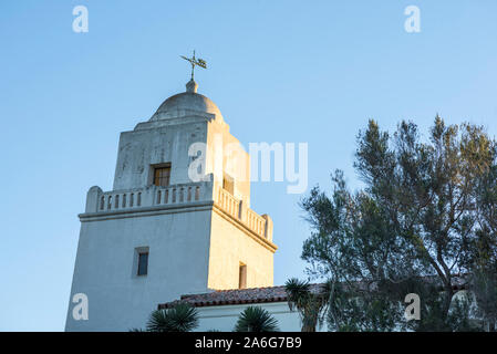 Die San Diego Mission am Presidio Park. San Diego, Kalifornien, USA. Stockfoto