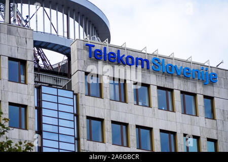 Die slowenische Telekom - Telekom Slovenije, Gebäude, Ljubljana, Slowenien Stockfoto