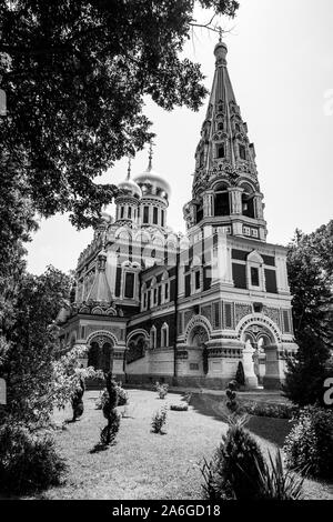 Das Memorial Tempel von der Geburt Christi (Shipka Gedächtniskirche oder Shipka Monastery). Stockfoto