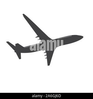 Flugzeugsymbol Vector Illustration Stock Vektor