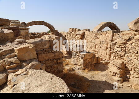 Kirchenmarkt, Umm AR Rasas, römische Zeit UNESCO-Weltkulturerbe, Amman Governorat, Jordanien, Naher Osten Stockfoto