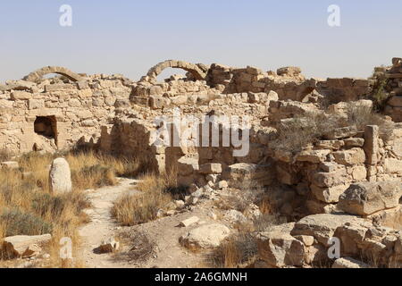 Kirchenmarkt, Umm AR Rasas, römische Zeit UNESCO-Weltkulturerbe, Amman Governorat, Jordanien, Naher Osten Stockfoto