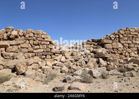 South Castrum Wall, Umm AR Rasas, römische Zeit UNESCO-Weltkulturerbe, Amman Governorate, Jordanien, Naher Osten Stockfoto