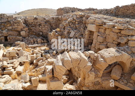 Palace Villa, Umm AR Rasas, römische Zeit UNESCO-Weltkulturerbe, Amman Governorate, Jordanien, Naher Osten Stockfoto