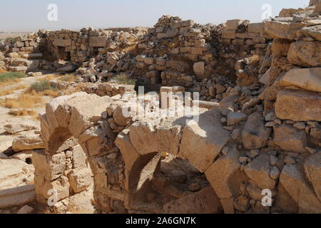 Palace Villa, Umm AR Rasas, römische Zeit UNESCO-Weltkulturerbe, Amman Governorate, Jordanien, Naher Osten Stockfoto