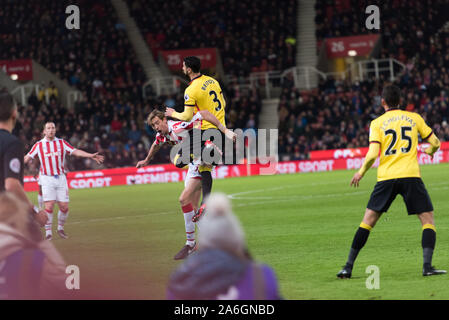 Peter Crouch spielen für Stoke City gegen Watford in der Barclays Premier League Stockfoto