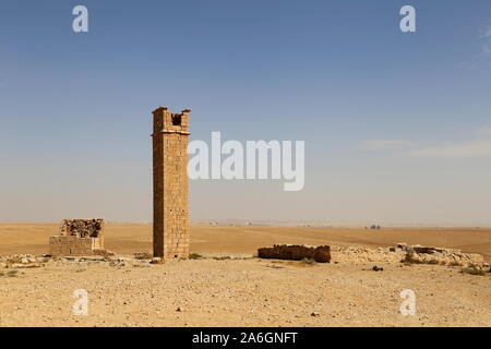 Stylite Tower Complex, Umm AR Rasas, römische Zeit UNESCO-Weltkulturerbe, Amman Governorate, Jordanien, Naher Osten Stockfoto