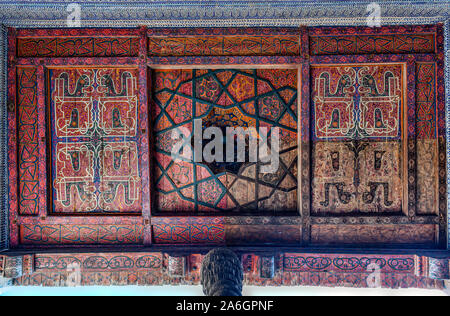 Khan Palace Tash-Khauli oder Stein palce, ein Harem für Frauen und Konkubinen in Chiwa, Usbekistan. Stockfoto