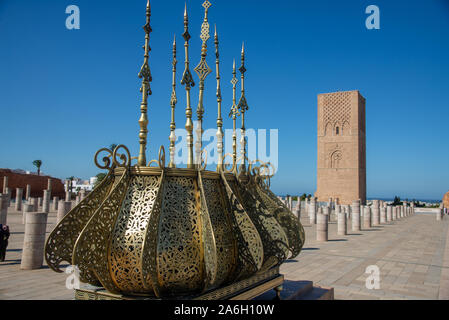 Alte Hassan Turm in Rabat, Marokko Stockfoto