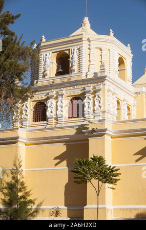 Guatemala, Antigua, Kirche La Merced, 1751-1767, barocker Architektur, außen Stockfoto