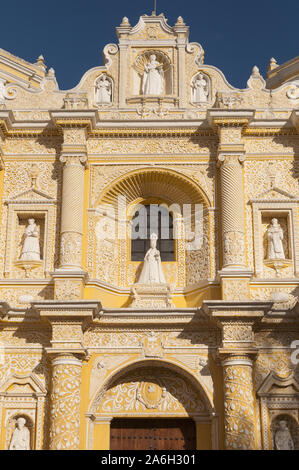 Guatemala, Antigua, Kirche La Merced, 1751-1767, barocker Architektur, außen Stockfoto