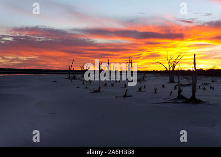 Cordillera Salt See, Victoria Plains Westaustraliens Stockfoto