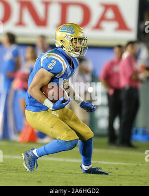Pasadena, CA. 26 Okt, 2019. UCLA Bruins wide receiver Kyle Philips #2 Während der Arizona State vs UCLA Bruins im Rose Bowl in Pasadena, Ca. Am 26. Oktober 2019 (Foto von Jevone Moore). Credit: Csm/Alamy leben Nachrichten Stockfoto