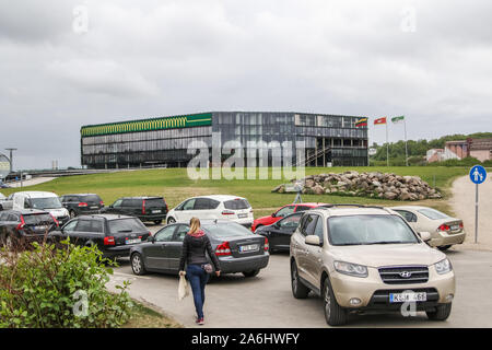 Zalgiris Arena liegt in Kaunas, Litauen, am 2. Mai 2019 © Michal Fludra/Alamy Live Nachrichten gesehen Stockfoto