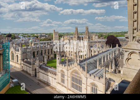 All Souls College in Vereinigtes Königreich Stockfoto
