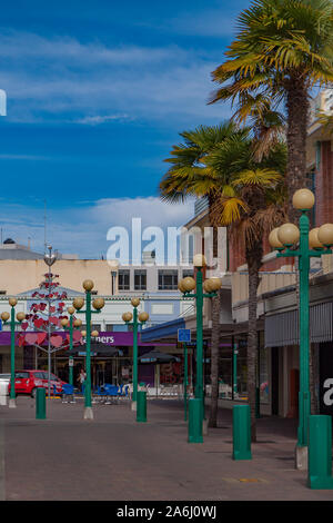 Emerson Street, Napier, Neuseeland Stockfoto