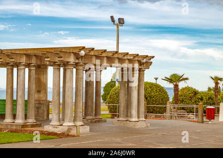 Die Kolonnade und den Klang der Schale, Napier, Neuseeland Stockfoto