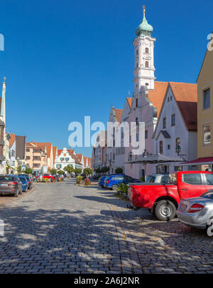 Aichach, kleine Stadt in Deutschland Stockfoto