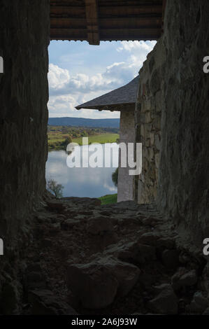 Landschaft gesehen von Soroca Fortress, Republik Moldau Stockfoto