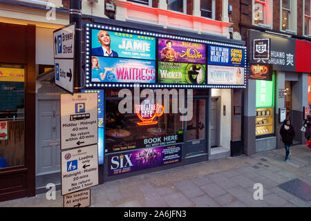 The Theatre Café, St Martin's Lane, Covent Garden, London Stockfoto