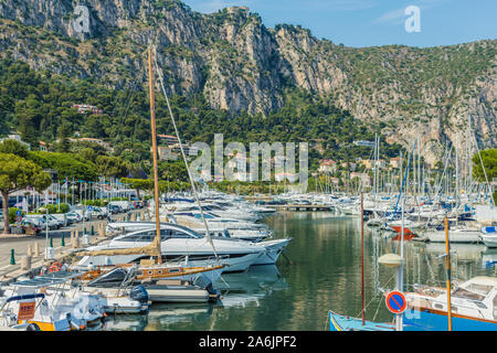 Der Hafen in Beaulieu sur Mer in Frankreich Stockfoto