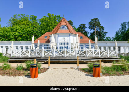 Seebad, Seestraße, Bad Saarow, Brandenburg, Deutschland Stockfoto
