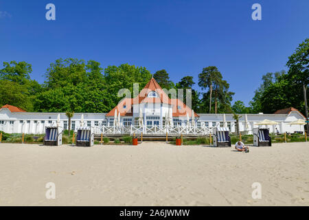 Seebad, Seestraße, Bad Saarow, Brandenburg, Deutschland Stockfoto