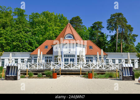 Seebad, Seestraße, Bad Saarow, Brandenburg, Deutschland Stockfoto