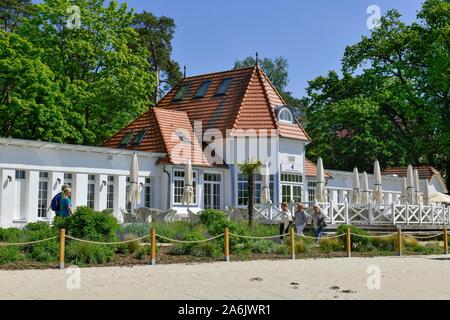 Seebad, Seestraße, Bad Saarow, Brandenburg, Deutschland Stockfoto