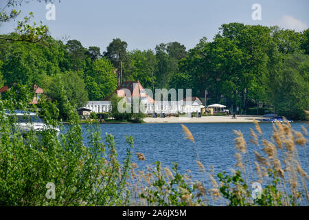 Seebad, Seestraße, Bad Saarow, Brandenburg, Deutschland Stockfoto